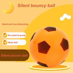 Futebol silencioso PU espuma não revestida bola de futebol macia, alta densidade, interior, sem ruído, saltando bola, treinamento silencioso para prática em casa - Image 2