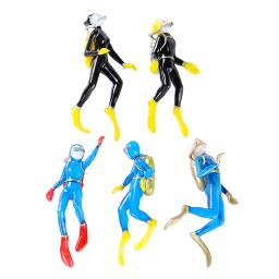 1 parte miniaturas sem pintura para mergulho subaquático, figuras, acessórios de decoração, brinquedos, tanque de peixes - Image 2
