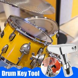 Anti Slip Drum Tuning Key Chave de liga de tambor Broca ergonômica, Sólidos acessórios para instrumentos musicais para mostrar - Image 6