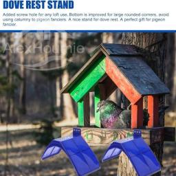 Plastic Pigeon Rest Stand, Dove Poleiro, Stand Frame, Flutuante Pombo Poleiros, Pássaro Suprimentos, 10Pcs - Image 5