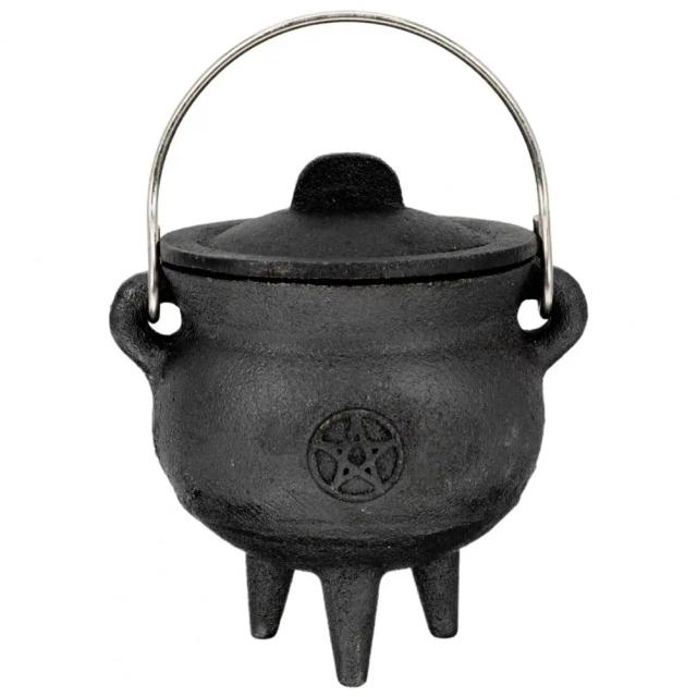 Caldeirão de Bruxa Resistente ao Calor para Decoração de Halloween e Incenso