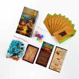 Incan Treasure Quest: Jogo de tabuleiro de estratégia para 3-8 jogadores (a partir de 14 anos) – Bluff, Bet & Race para sobreviver! - Image 2