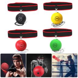 Ultimate Reflex Boxing Training Ball com Headband ajustável, MMA Gear, ótimo para precisão reflexa, adultos e crianças - Image 1