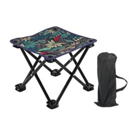 Fezes ao ar livre dobrável com saco de transporte, cadeira reutilizável, apoio para os pés para Festival, caminhadas, pesca, piquenique, viajando - Image 1