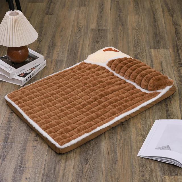 Colchão Removível e Lavável para Cães Grandes - Cama Quente e Confortável para o Inverno