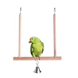Espelho De Pássaro Brinquedo Interativo De Madeira Do Jogo Com Perch Para Pequenos Periquito Periquito Calopsita Conure Lovebird Gaiola Acessórios - Image 5