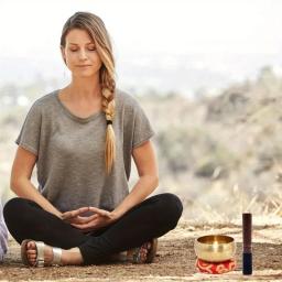 Conjunto de tigela tibetana, tigela de som, presente original, útil para meditação, ioga, alívio do estresse, música budista - Image 6