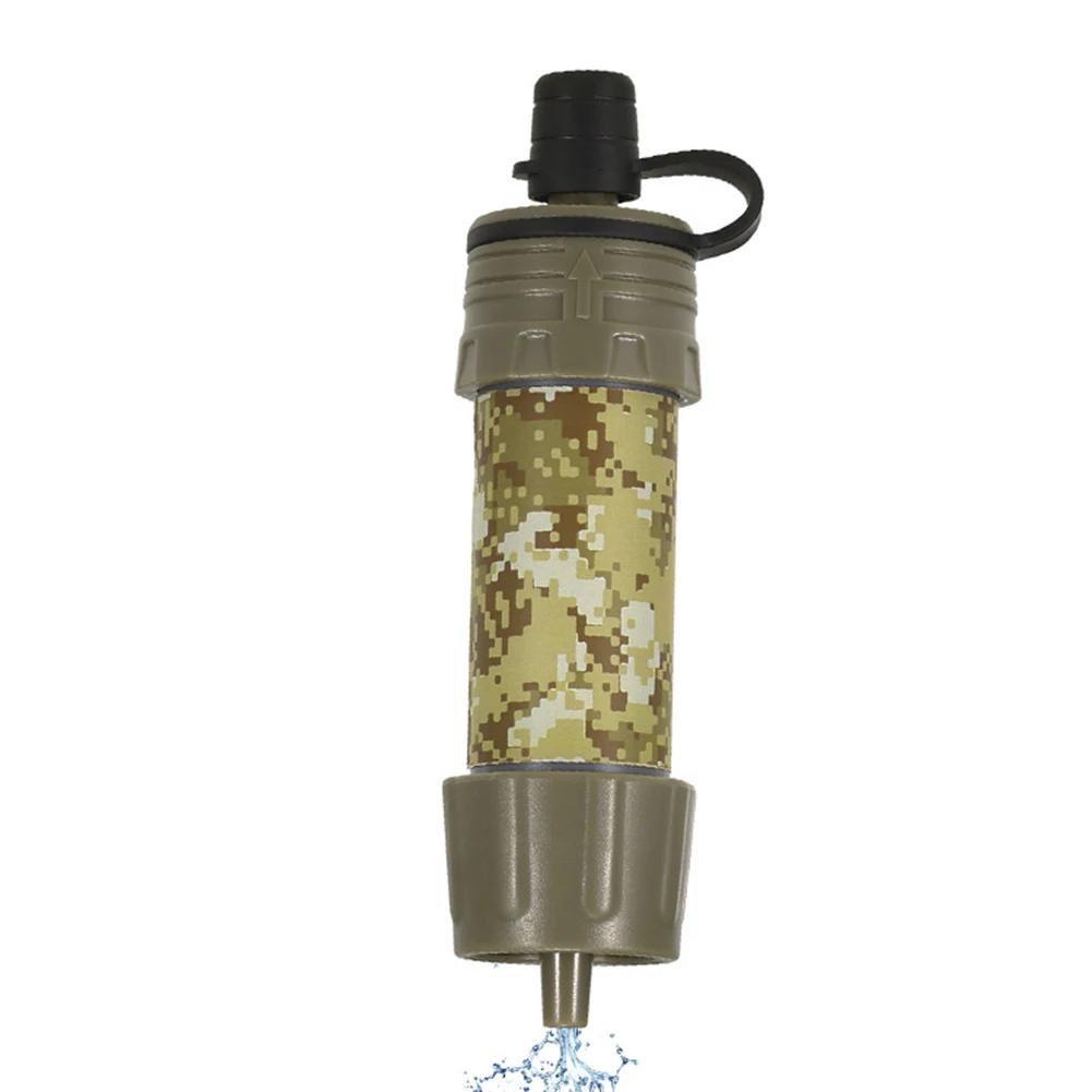 Straw Water Purifier System for Camping Filtro de água ao ar livre Ferramenta de sobrevivência de emergência 5000 Litros Capacidade de filtragem - Image 1