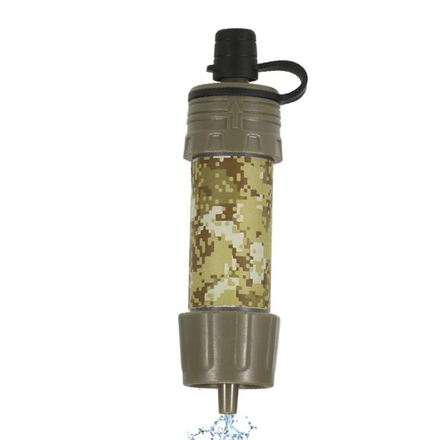 Sistema de Purificação de Água Straw para Camping - Filtro de Sobrevivência com Capacidade de 5000 Litros