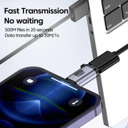 Adaptador micro usb para tipo c mini usb para usb c 480mbps conector de carregamento de dados rápido udc para adaptador relâmpago para iphone android - Image 4