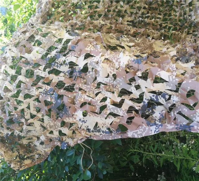 Persiana de Camuflagem 3x4m em Quatro Cores para Caça, Acampamento e Observação de Pássaros