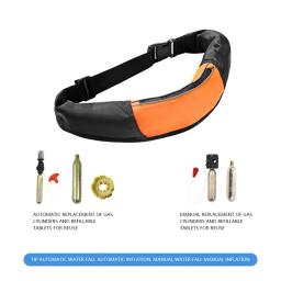 Cinto salva-vidas inflável automático, colete salva-vidas 100N, compradores auto-infláveis, rafting, barco, nadador, colete salva-vidas de segurança ao ar livre - Image 6