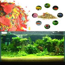Flocos altos-nutritivos do crescimento dos peixes tropicais, coloração do alimento dos peixes e alimentação do brilho - Image 3