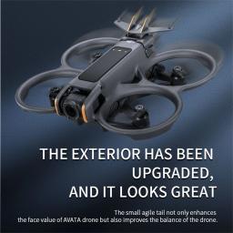 Fivela de bateria voo cauda drone bateria fivela guarda drone proteção da bateria spoiler traseiro compatível para dji avata 2 - Image 4