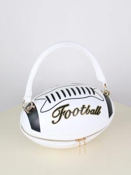 Saco de rugby de futebol americano feminino, bolsa leve fofa, moda criativa, estilo de personalidade engraçado, Y2k Million, gostosa - Image 4