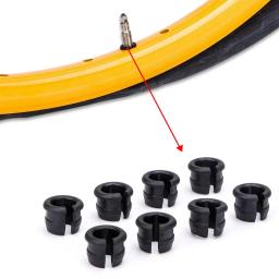 8 pçs/lote mtb bicicleta de estrada schrader válvula aro converter para válvula presta tubo interno adaptador plugue borracha - Image 1