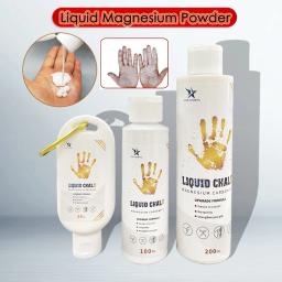 100/200ml giz líquido esportes pó de magnésio fitness levantamento de peso anti deslizamento creme aperto levantamento de peso escalada ginásio esportes - Image 1