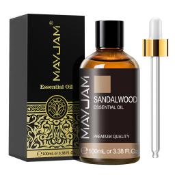 Mayjam Óleo Essencial com Conta-gotas, Sândalo, Lavanda, Eucalipto, Baunilha, Aroma, Umidificador, Perfume, Queimador de Vela, 100ml, 1Pc - Image 2