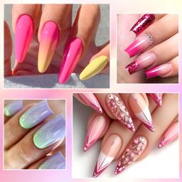 Conjunto de esmaltes em gel para decoração, imersão em gel UV, Kits de pintura de manicure de longa duração, DIY Nail Art Design, tudo para decoração, 7 pcs - Image 4