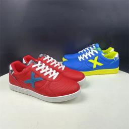 Tênis de futebol masculino raso, tênis de treinamento para local interno confortável e respirável, sapato esportivo resistente ao desgaste, multicolorido, antiderrapante - Image 4