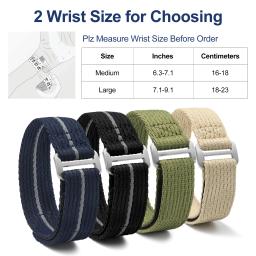 Premium Nylon Watch Strap, Militar Sport Band, Tecido Pulseira, Cinto Substituir Acessórios, Alta Qualidade, 20mm, 22mm - Image 6