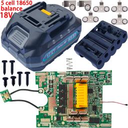 Equilíbrio 5 células 18650 para kits de revestimento de bateria de lítio Makita 18V carcaça 3Ah 2,5Ah 2Ah - Image 5