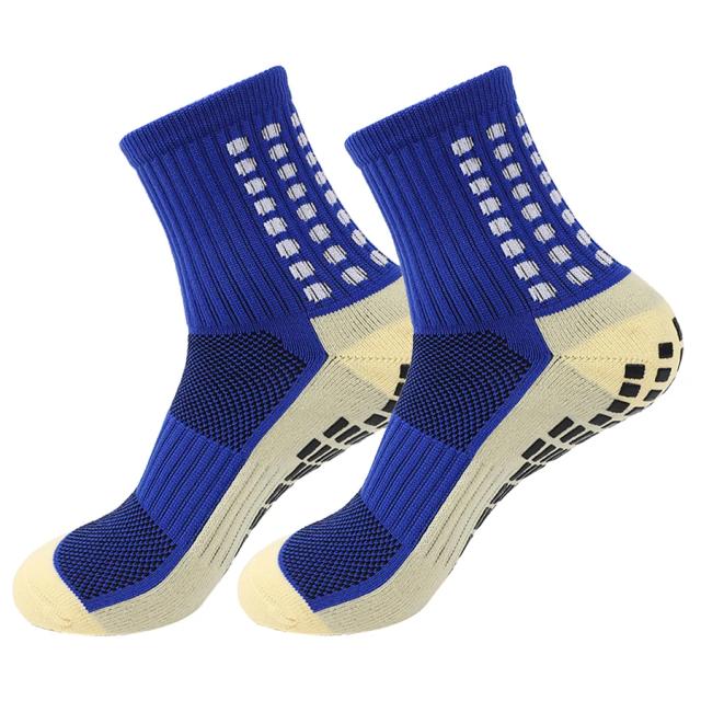 Meias Esportivas Antiderrapantes de Silicone para Homens e Mulheres - 12 Pares para Futebol, Rugby, Tênis, Voleibol e Badminton