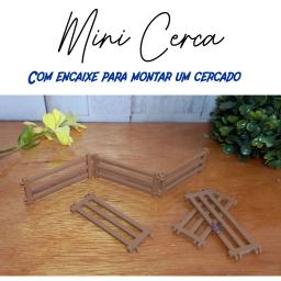 Kit com 10 Mini Cerca para decoração de Terrário, mini mundos ou maquetes, Miniatura Cerquinha 6x3cm - Image 5