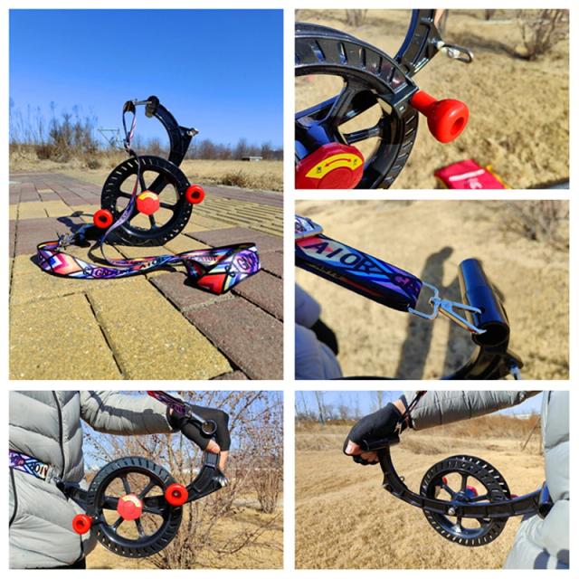 Inflável Kite Reel Winder com Freio: Ideal para Adultos em Diversão, Shows e Voo, com Frete Grátis