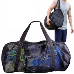 Multifuncional Snorkeling Foldable Mesh Tote, Surf, Natação, Portátil, Nylon, Exterior, Mergulho, Extra Grande, Saco De Armazenamento De Praia - Image 1