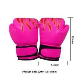 Luvas de Luta e Treinamento de Boxe para Crianças, Luvas de Chama Respirável, Sparring Karatê, Acessórios de Trabalho Eficazes, 2PCs - Image 5