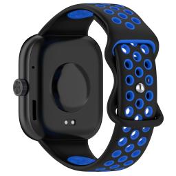 Silicone Sport Pulseira para Xiaomi Redmi Watch 4, Pulseira Respirável, Pulseira Confortável, Pulseira Inteligente - Image 6