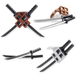 Armas militares medievais, blocos de construção, espada, guerreiro, acessórios, facas, arco, seta, tijolos, brinquedos, presente para meninos - Image 1