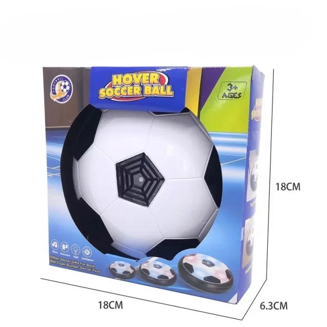 Bola de Futebol Flutuante LED com Protetor de Espuma - Brinquedo Atraente para Crianças, Ideal para Treinamento e Presentes de Aniversário