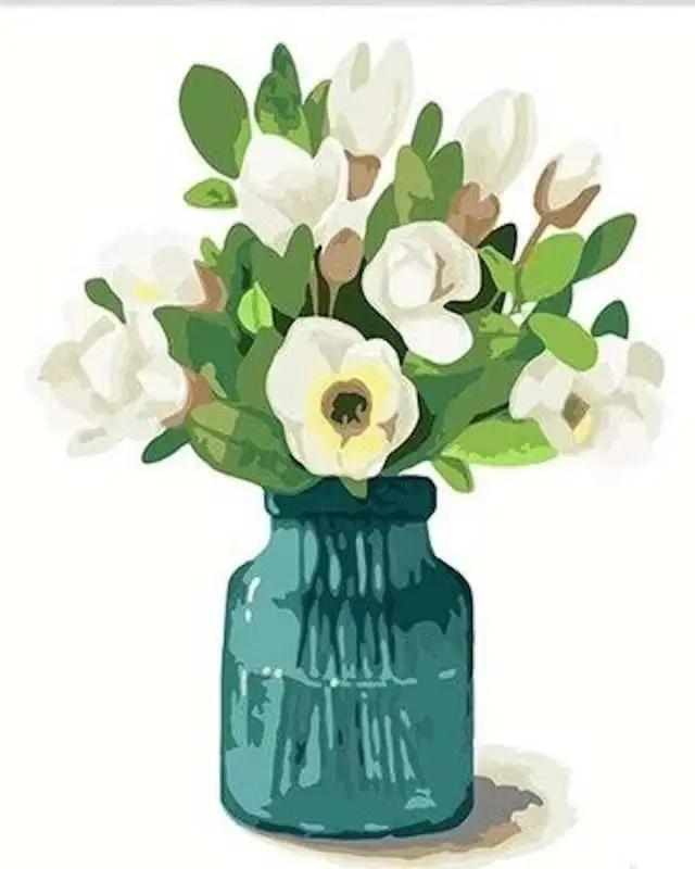 Pintura por Números: Kit de Arte DIY com Raposa 60x75cm em Tela para Decoração Moderna da Casa