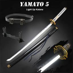 Light Up Character Toy Sword, coleção decorativa com cinto e porta-espada, Yamato 5, Virgil Nelo, Dark Slayer, Katana - Image 1
