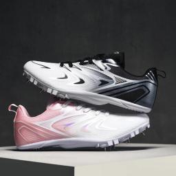 Sapatos profissionais de picos de atletismo para homens, competição de treinamento, corrida leve, antiderrapante, impermeável, por atacado - Image 4