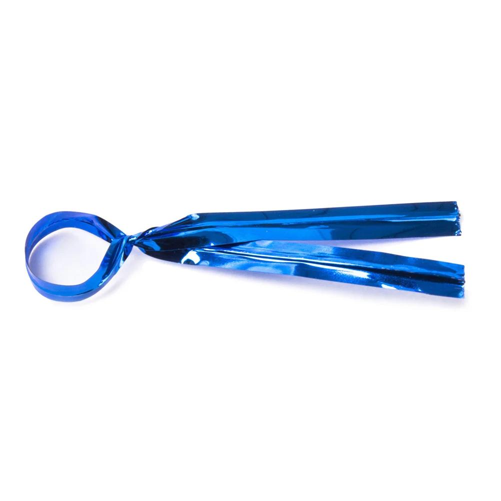 Laços metálicos coloridos para festa, pão, saco de doces, violoncelo, bolo Pops, 10cm, 100pcs - Image 1