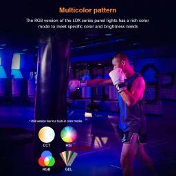 GODOX LDX100R RGB Video Light Panel, 14 Efeitos Especiais de Iluminação, Suporte Regulável, Controle Sem Fio 2.4G, 2.8-96, 2500K-10000K, 118W - Image 4