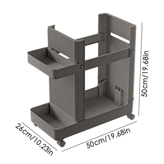 Organizador Versátil para Kettlebells com Rodas Universais - Rack de Armazenamento para Equipamentos de Ginástica