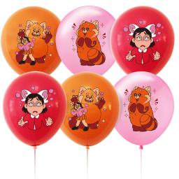 Disney girando tema vermelho fontes de festa conjuntos de balões de festa bolo topper banner de aniversário decoração de festa infantil chá de bebê - Image 6