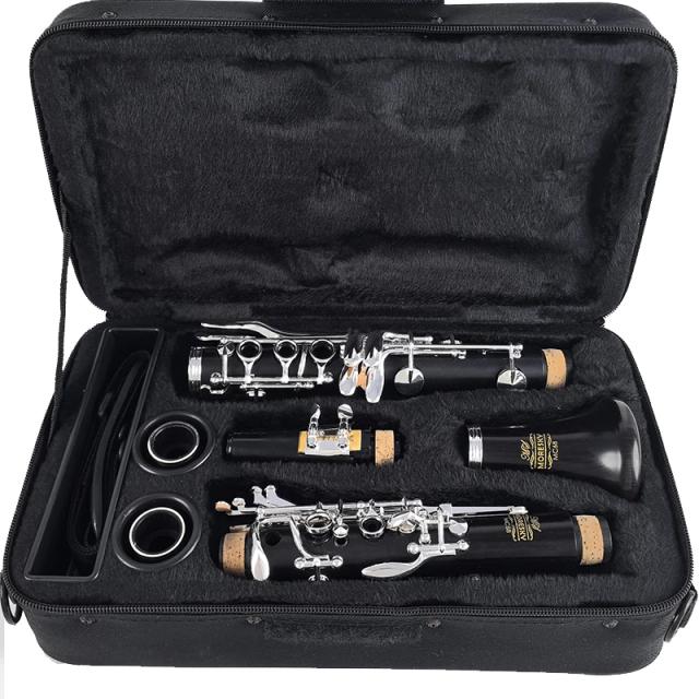 MORESKY Clarinete MC68 Chaves C ébano banhado a prata
