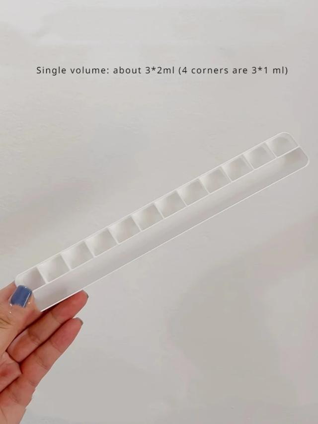Conjunto de Caixa de Armazenamento de Ferramentas de Pintura para Estudantes de Arte com Paleta Sólida em 12 e 24 Cores