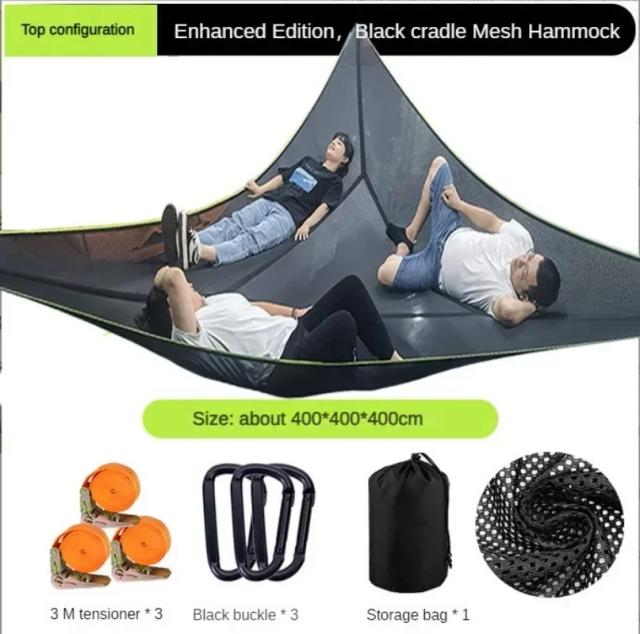 Mobiliário de Exterior e Barraca de Acampamento Triangular, Equipamentos e Acessórios 4x4x3m, 3x3x3m e 4x4m