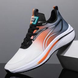 Sapatos de corrida respiráveis para homens, Sapatos esportivos ao ar livre, Tênis leves masculinos, Calçado de treinamento atlético confortável, Almofada, Masculino - Image 5