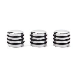 3 pçs acessórios de guitarra amplificadores potenciômetro botão controle peças ouro botões tampa para volume tom acessórios baixo - Image 2