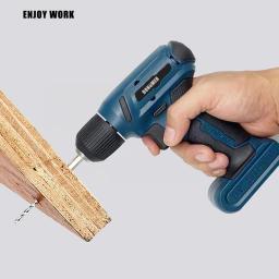 Donumeh 8v sem fio chave de fenda elétrica mini furadeira elétrica sem fio chave de fenda bateria recarregável ferramentas elétricas manutenção - Image 6