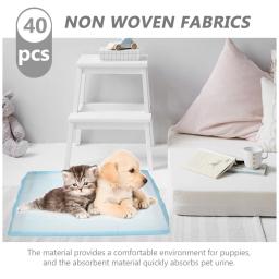 Fraldas portáteis para animais de estimação, Dog Pee Mat, Pad Pads, Training Wear, Urina Filhote, Urina Profissional, 40 PCs - Image 2
