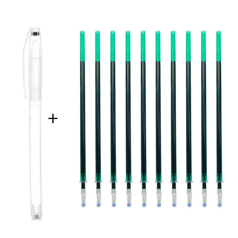 10PCS Water-Solúvel Desaparecendo Marcador Caneta Costura Ponto Desenhar Grade Em Tecido Bordado Temporário Apagável Marcação Recargas Ferramenta - Image 1