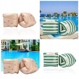 Inflável nadar braço flochairs, braçadeiras círculos infantis, mangas de criança, piscina, revestido para auxílio de segurança infantil, 1 par - Image 2